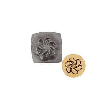  Pinwheel Metal Stamp 5mm Supplys Arts, Crafts & Sewing