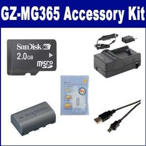  JVC GZ MG365 Camcorder Accessory Kit includes ZELCKSG 