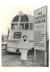 CB&Q Pioneer Zephyr Silver Streak & Anne Shirley in 1934 • Modern 
