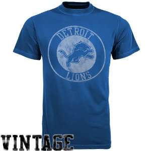  NFL Junk Food Detroit Lions Vintage Crew Premium T Shirt 