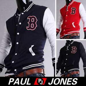 Mens Baseball/Varsity Jackets Coats Sportswear Uniform Outerwear 