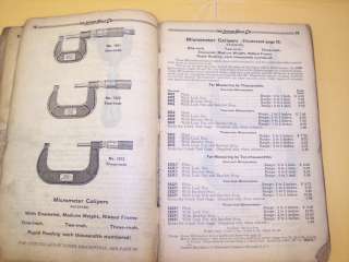 KK665 Vintage 1948 Lufkin Tool Catalog Micrometer Rules  