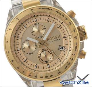    tone IP stainless steel. A gold tone dial adds to the sporty look