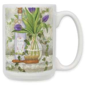  Lavender 15 Oz. Ceramic Coffee Mug