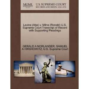   ) GERALD A NORLANDER, SAMUEL A HIRSHOWITZ, U.S. Supreme Court Books