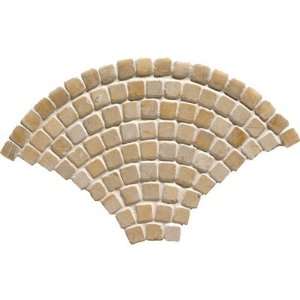   Style Venetian Fan Mosaic Honey Ceramic Tile