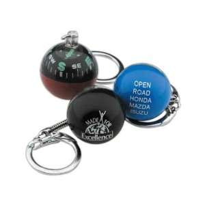  Key chain with 5/8 oz. ball type compass.