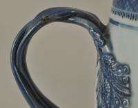   Blue and White Porcelain Nanking Cider Pitcher Jug 18th Century  
