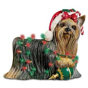  Holiday Delight Yorkie Figurine Yorkie Dog Lover Gift by 