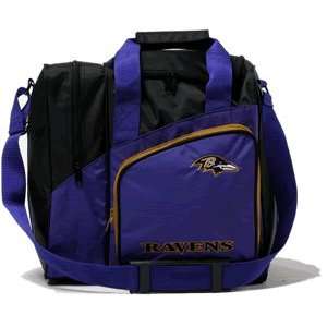  KR NFL Baltimore Ravens Single Ball Bowling Bag Sports 