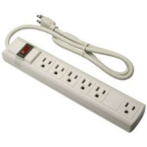  Surge Protector Chicago Electric 6 Outlet Power Strip with 