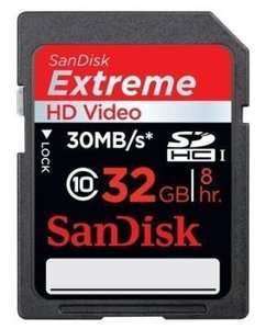   EXTREME HD VIDEO SDHC SD HC 32GB 32G 32 G 30MB LIFE TIME WARRANTY NEW