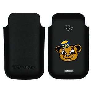  UC Berkeley Mascot on BlackBerry Leather Pocket Case  