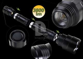 SKY RAY 3x CREE XM L T6 LED High Super Power Flashlight Torch 3800Lm 