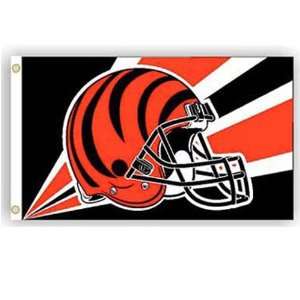  Cincinnati Bengals NFL Helmet Design 3x5 Banner Flag by 