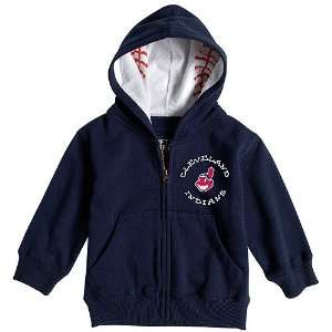  Cleveland Indians Toddler Baseball Zip Hood by Soft as a 