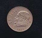 GOLD CUFFLINKS MEXICO 2 PESO COIN COINS 1949 22K  