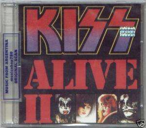 KISS, ALIVE II. LIVE. FACTORY SEALED 2 CD SET. In English.