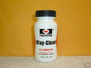 ALUMINUM Soldering Flux HARRIS *Stay Clean 4 oz.  