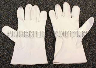 US MILITARY Mens Womens White Dress Parade Gloves Large  