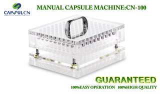 Manual capsule filler, Capsule filling machine,Empty capsule, Sizes 