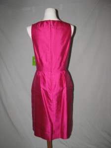 NWT Kate Spade Bette Dress Pink Silk 12  