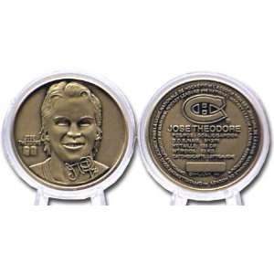 Jose Theodore Bronze Coin 