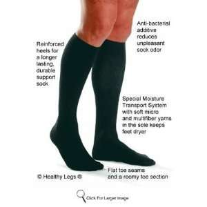   mmHg Closed Toe Knee High Support Socks   1 pair(115110   Black Large