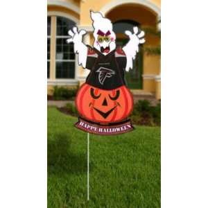  20 Lighted NFL Atlanta Falcons Happy Halloween Yard 
