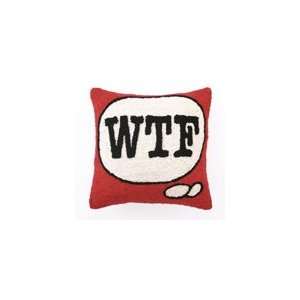  Emoticon Hook Pillow Wtf 16X16