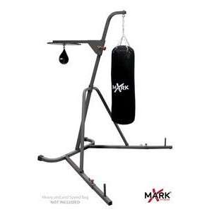 XMark Deluxe Heavy Bag Stand with Adjustable Speed Bag 