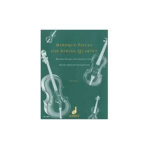  Baroque Pieces for String Quartet Softcover Unknown 