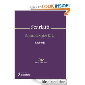 Sonata G Major K124 Sheet Music Domenico Scarlatti  