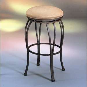   Lexington 26 Backless Counter Stool with Moccasin Suede Fabric Baby
