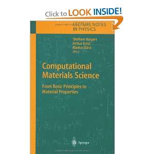  Computational Materials Science From Basic Principles to 