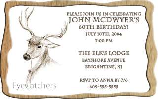 Fantastic Deer themed invitations for the Hunting enthusiast in your 