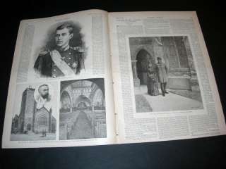 Harpers Weekly   April 20, 1889 CZAR RUSSIA OKLAHOMA  