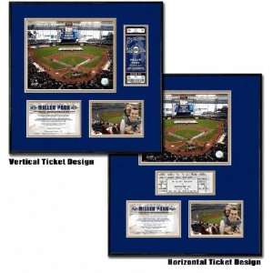  Milwaukee Brewers   Miller Park   Ballpark Ticket Frame 