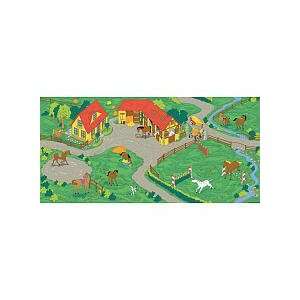  Learning Carpets Horse Stable Play Carpet Toys & Games