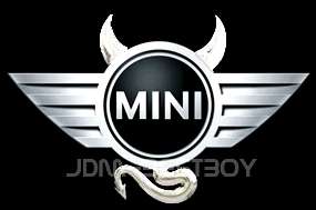 MINI COOPER 3D Devil Demon Decal Sticker Emblem logo  