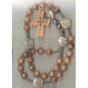 Anglican Rosary of Olivewood with Peace Cross