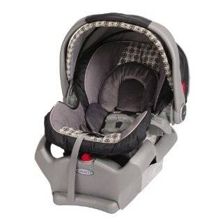  Graco SnugRide 5 Point Infant Car Seat, Black and Red 
