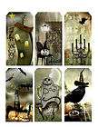 24 GOTHIC HALLOWEEN SCRAPBOOK HANG / GIFT TAGS FOR SCRAPBOOK PAGES