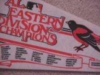 RARE 1989 Baltimore Orioles Division Champs Pennant   Phantom 