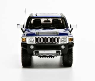 LUXURY COLLECTIBLES 2008 Hummer H3T All Terrain Blue  