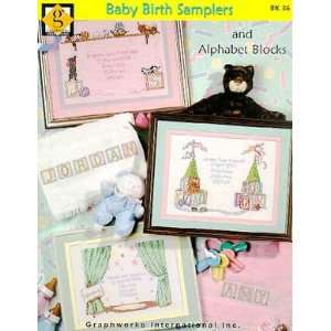  Baby Birth Samplers   Cross Stitch Pattern Arts, Crafts 