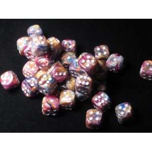   Chessex Dice Sets Carousel/White Festive 12mm d6 (36) Toys & Games