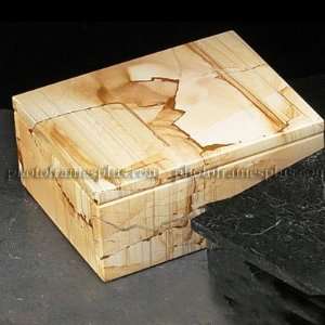    Solid Marble Cigar Accessories Box, Natural