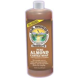  Dr. Woods Castile Soap Pure Almond   32 Oz Health 
