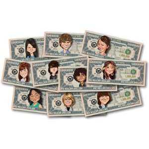  Youth Celebrity Million Dollar Bill Assortment (200 Count 